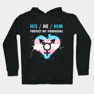 Protect My Pronouns HIS/He/Him For LGBT Hoodie